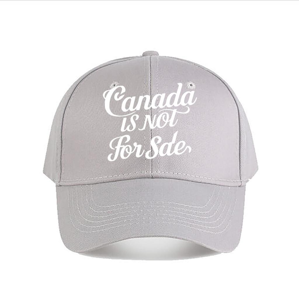 Canada Is Not For Sale Graphic Baseball Cap Fashion Unisex Sunhat Womens Outdoor Sports Snapback Cap
