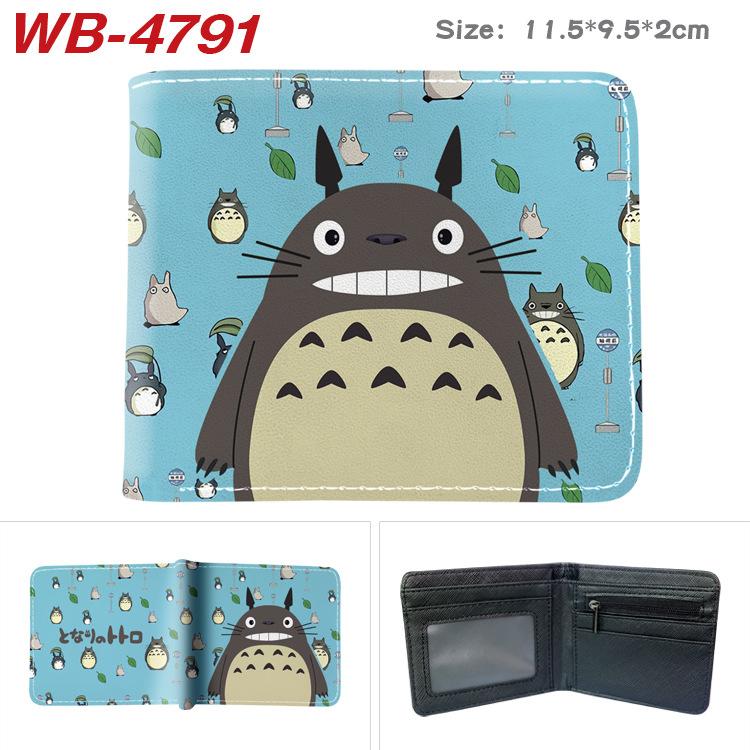 My Neighbor Totoro Coin Purse Large Capacity Full Color Print Short Card Holder Anime Wallet Leather Purse Gift 1pcs
