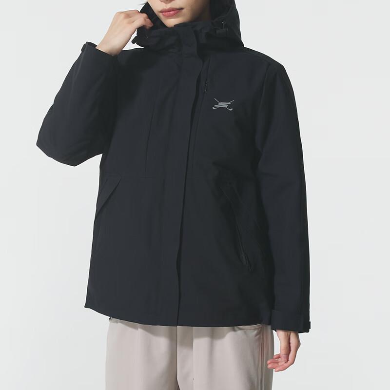 Skechers Women's Winter Woven Hooded Jacket P425W218-03K8