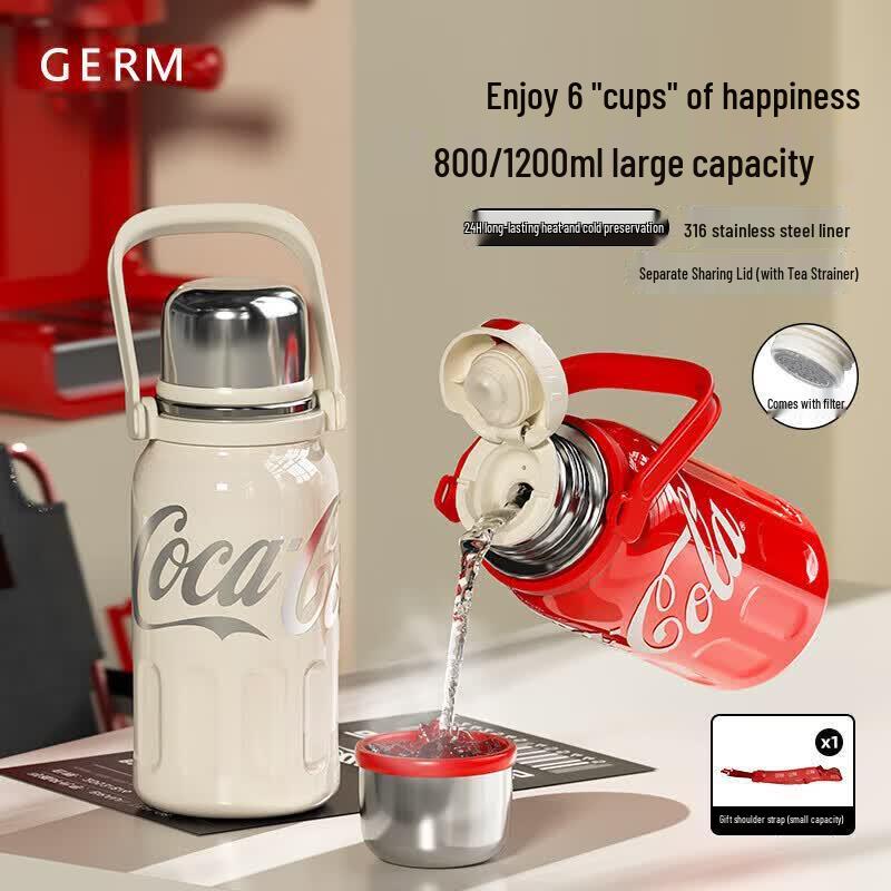 Germ Coca-Cola 1200ML Dual-Drink Insulated Bottle