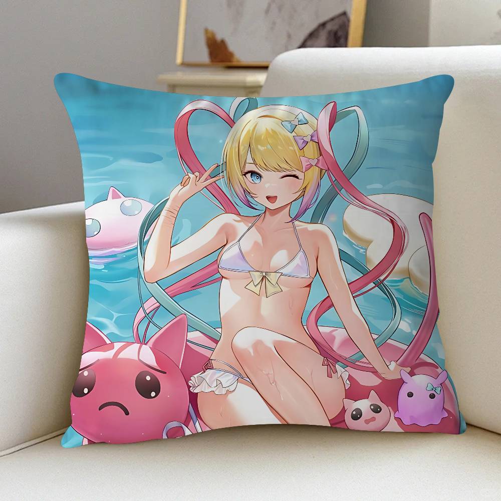 Needy Girl Overdose Game Pillow Gift Home Office Decoration Bedroom Sofa Car Cushion Cover Case 45x45
