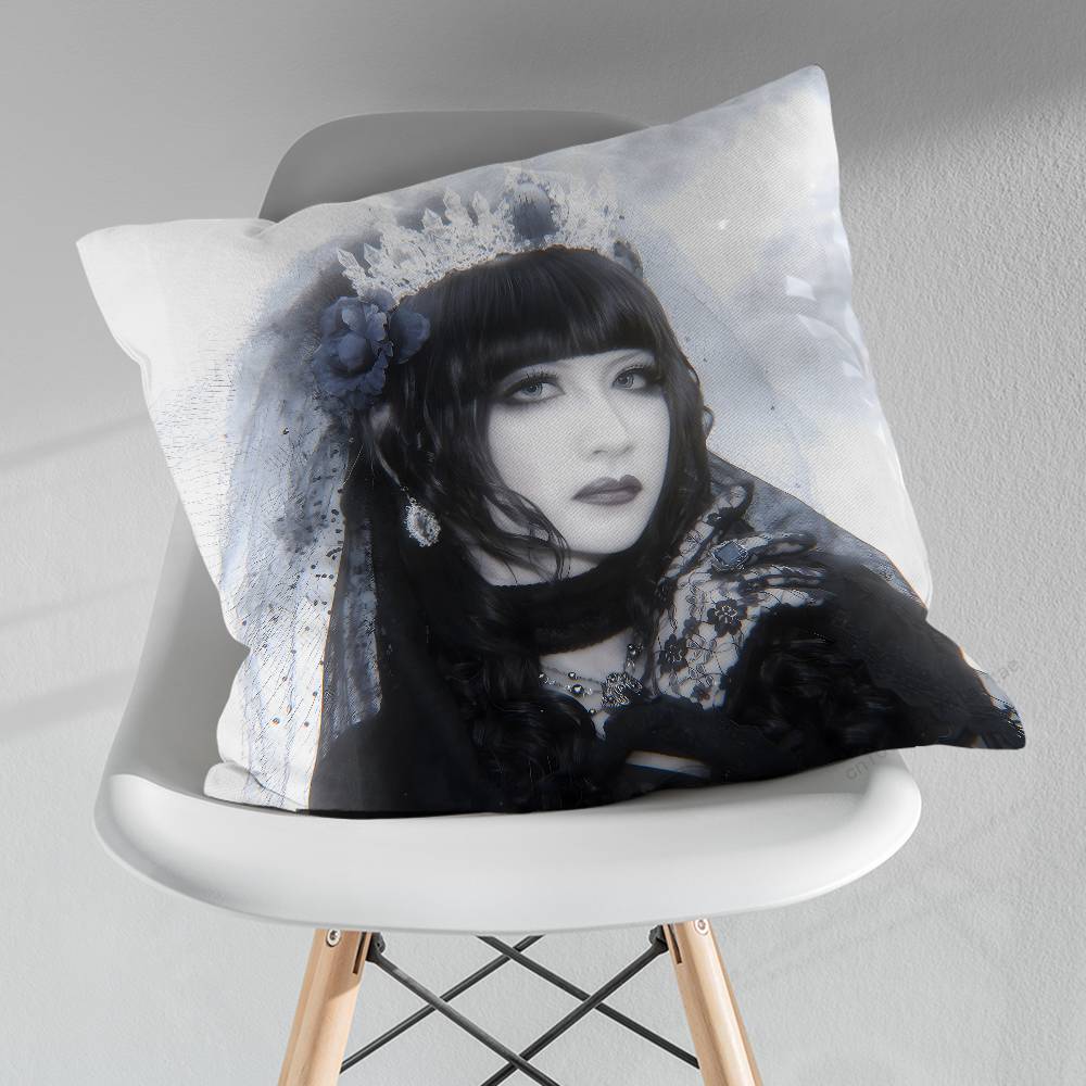 Guitarist MMana Gothic Art Throw Pillow Case Living Room Sofa Cushion Cover For Home Bedroom Decoration Protector