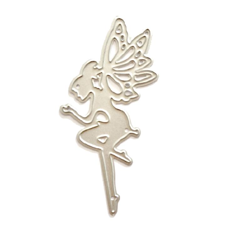 

Металлические Вырубки Красивая Девочка Трафарет для Скрапбукинга Трафарет для Открыток Тиснение DIY Форма для Фото 1