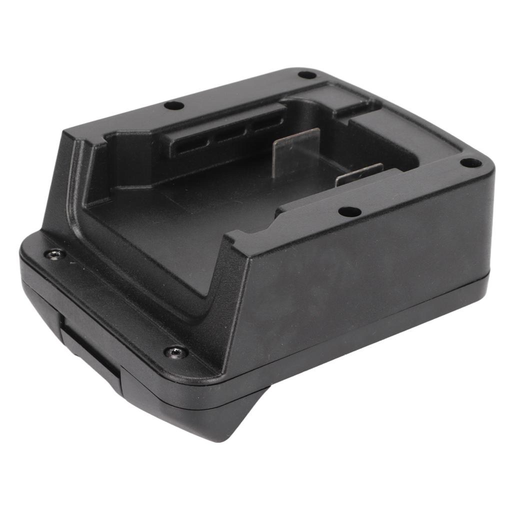 Elektrowerkzeug-Akku-Konverter, stoßfest, schwarz, 18 V, Verwendung von ABS-Material, elektrischer Batterieadapter