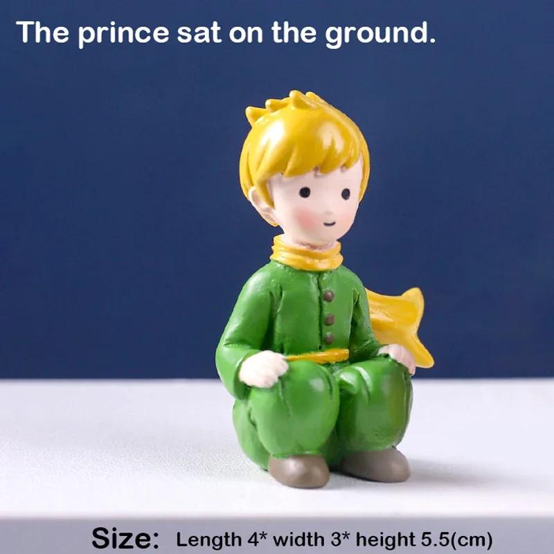 Prince Cake Ornaments DIY Resin Crafts Fox Handicraft Cake Baking Home Living Room Micro View Decorations Desk Decoration