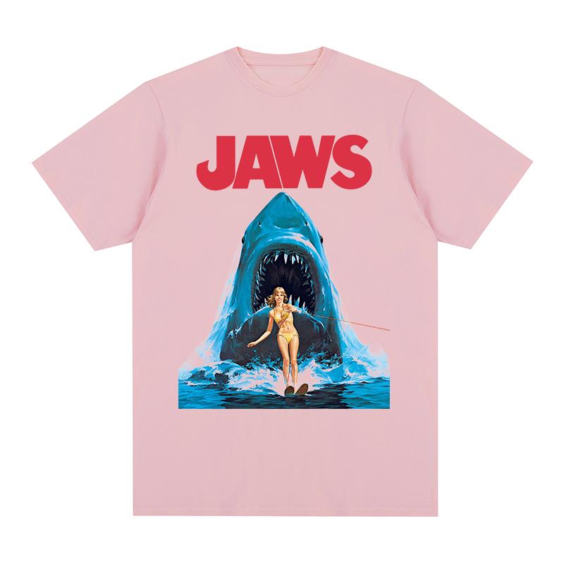 Jaws Movie Vintage Tshirt Horror Steven Spielberg Cotton Unisex T Shirt New Tee Tshirt Womens Tops