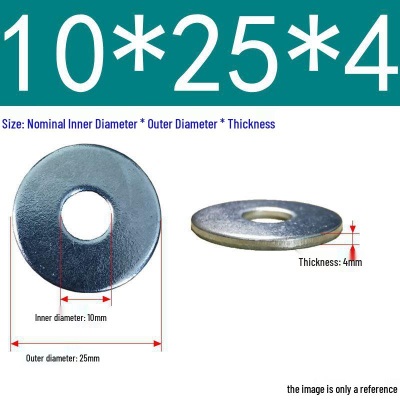 Galvanized Flat Metal Washer Spacer M3-M60