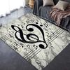 2025 New Treble Clef Carpet Rug for Living Room Bedroom Home Sofa Decoration,Kids Play Non-slip Floor Mat
