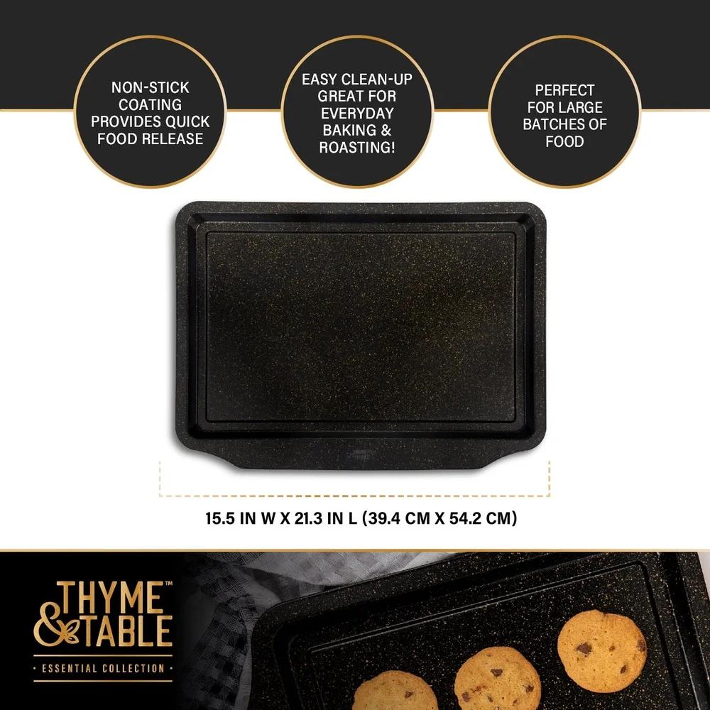 Nonstick Extra Large 13"x20" Cookie Sheet Black