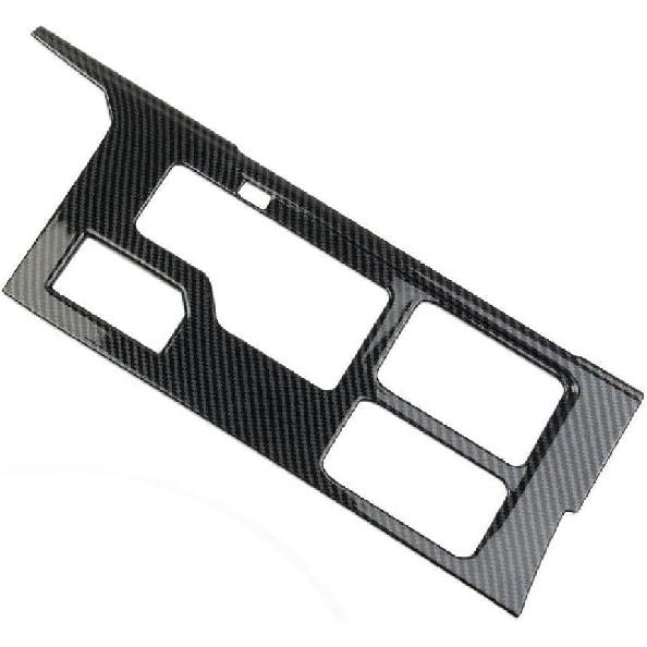 Carbon Fiber Central Control Gear Shift Panel Cover Trim Accessories for Toyota Tundra 2022-2026 Sequoia 2023-2026 4WD