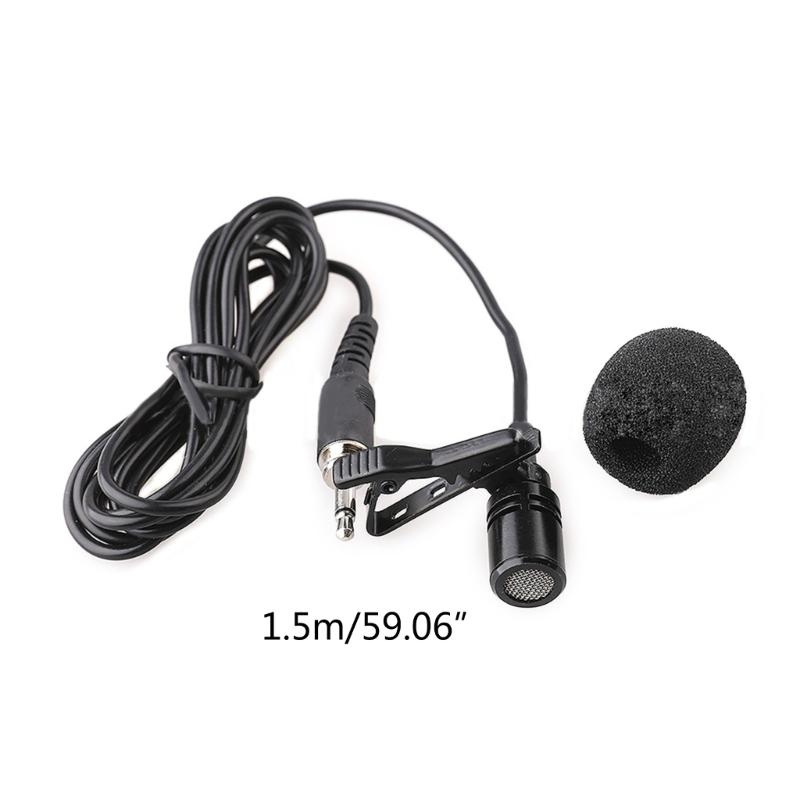 High Quality 3.5mm Lavalier Lapel Microphone for Clear Sound Noise Canceling Microphones Enhanced Clearly Voice