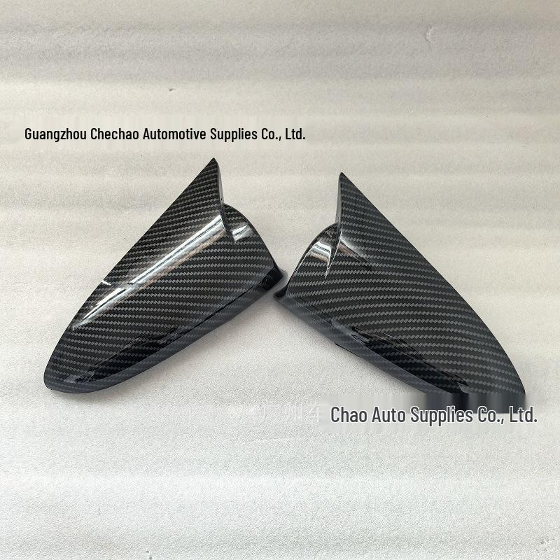 Carbon Fiber Rearview Mirror Housing for 23-25 Fiesta: Horn-Shaped Reflector Shell