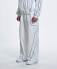 Toleonseu Curved Piping Wide Pants - White