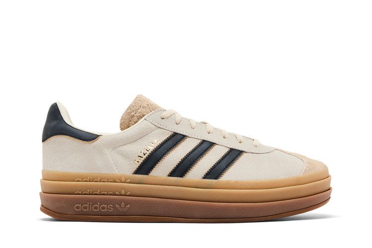 Women's Sneakers Adidas Gazelle Cream White Core Black Sand Strata (Women's)