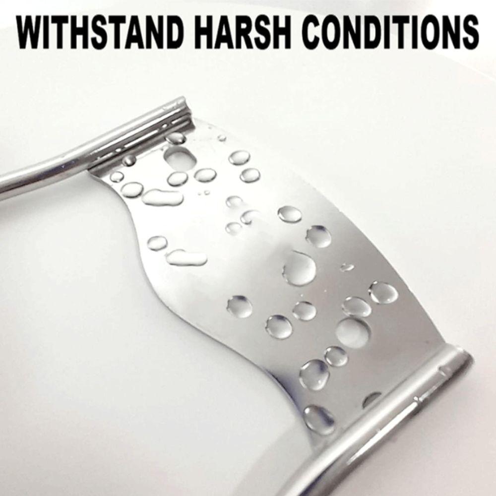 Rust-Proof Garden Storage Rack Silver Finish Garden Hose Hanger Water Pipe Organization  Garden Use