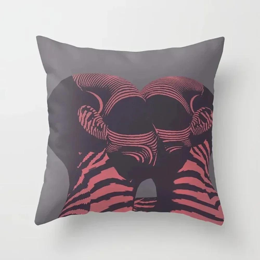 Abstract Pattern Decorative Pillow Cover Car Sofa Square Cushion Pillow Cover