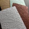 3D Textured Plastic Embossing Mold - Concave-Convex Template for DIY Journal Embossing, Set of 39.
