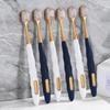 Shanmu Soft Bristle Wide-Head Toothbrush, 6-Pack for Adults, Gentle Gum Protection