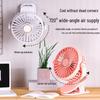 USB Clip-On High-Power Desk Fan with Logo Printing for Dorms