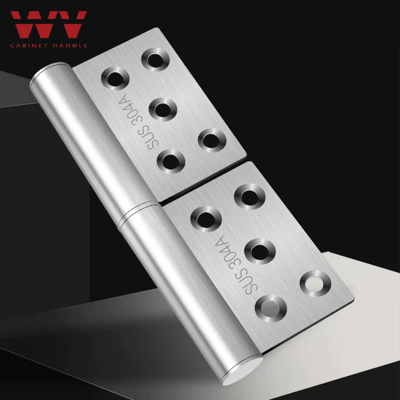 2PCS 360 Detachable Hinge Slip Joint Flag Lift Off Demountable Door 304 Stainless Steel Removable Hinge Heavy-duty Swing Hinge