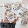 Cute Silver Korean Card Album 2 Inch for Idol Photos Mini Storage Binder for Girls Perfect Collectors Gift