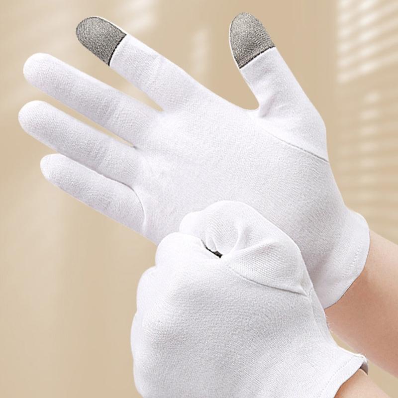 Thin Cotton Screen Touch Gloves Breathable Stretchable Handwear Worker Gloves For Outdoor Activity and Various Occasion