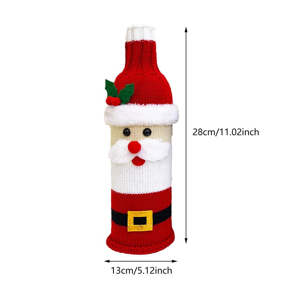 Set of 2 Wine Bottle Covers for Holiday Gatherings And Events