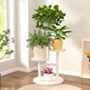 Shixun Minimalist Multi-Tier Iron & Wood Flower Stand
