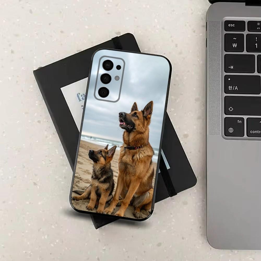 Animal German Shepherd Dogs Phone Case For Samsung Galaxy A91,A80,A73,A72 ,A71,A53A52,A32 ,A31A22,A21s,A20,Black Cover