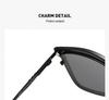 Men's Polarized Semi-Rimless Flip-Up Sunglasses - Magnetic, Minimalist, Outdoor Sports Light Luxury