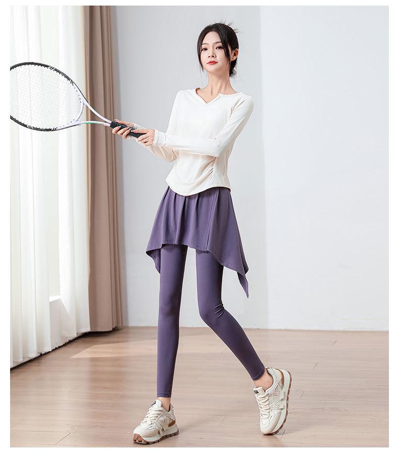 Damen High-End Tennis- & Yoga-Anzug - Herbst/Winter 2025 Schnelltrocknendes Fitness-Set zum Laufen