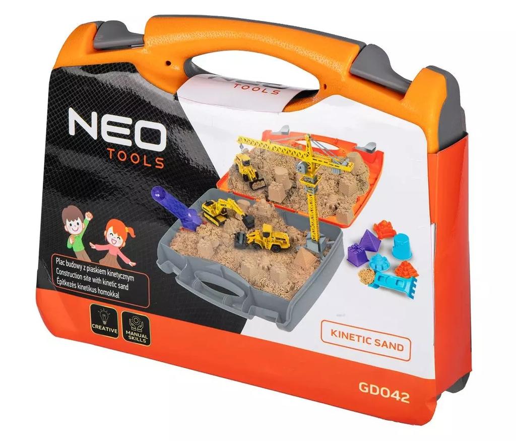 Construction Site With Kinetic Sand, Toy In A Suitcase - T Gd042