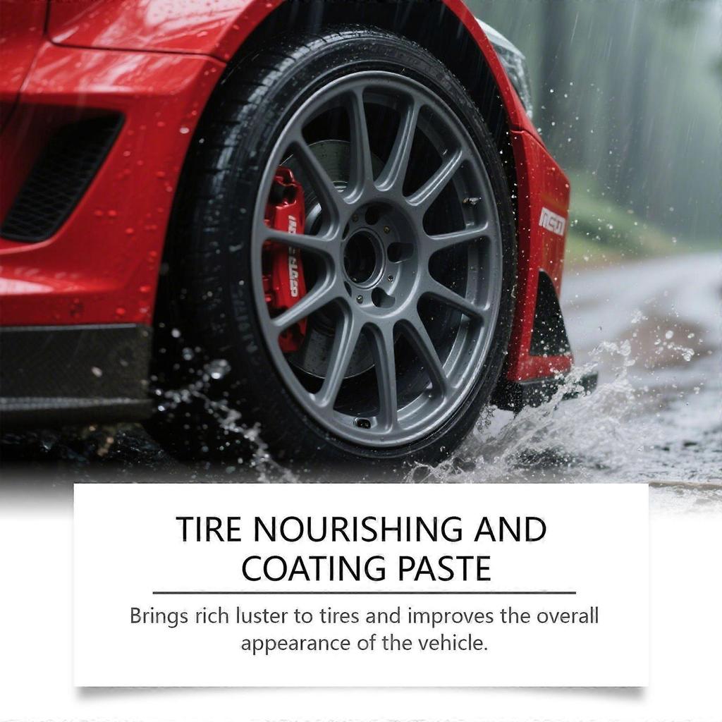 Homonth Tire Polishing Paste Auto Tire Retreading Paste Tire Maintenance Anti-Cracking Portable Polishing Paste