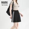 Mark Fairwhale Women's High-Waist Knit Lace-Trim Shorts