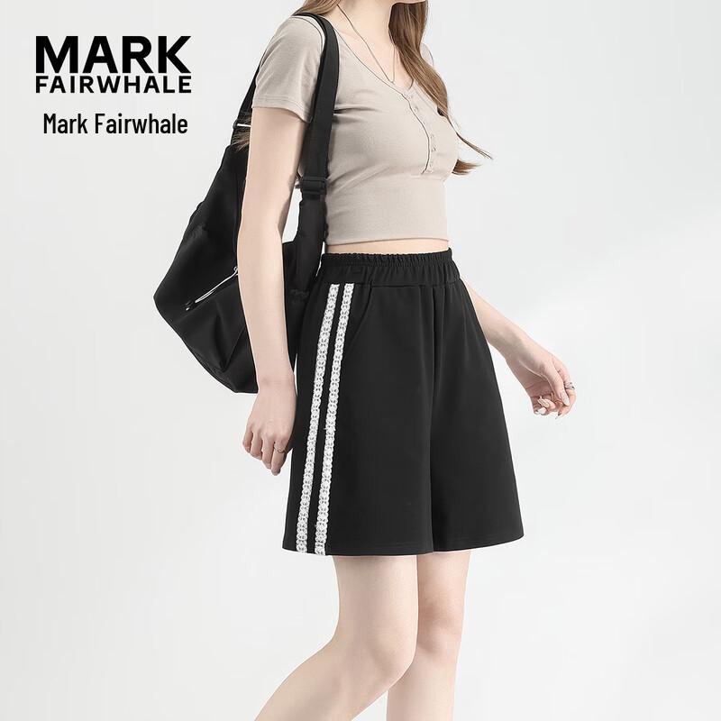 Mark Fairwhale Women s High-Waist Knit Lace-Trim Shorts XL