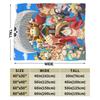 One Anime P-Pieces  Flannel Blanket  Soft Durable Throw Blanket for Living Room Decorative Pattern Bedspread Sofa Bed Cover
