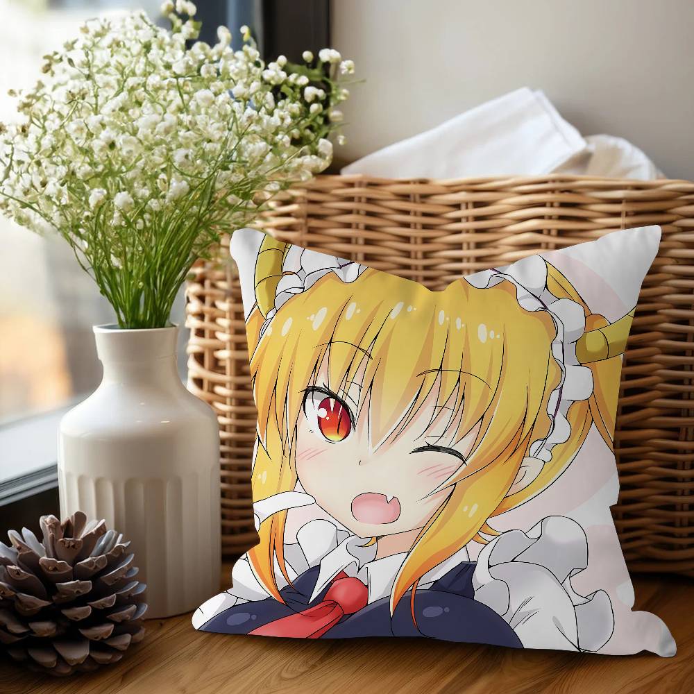 Miss Kobayashi's D-Dragon Maid Pillowcases Home Bedding Decorative Pillow Cover Wedding Super Soft Pillow Case