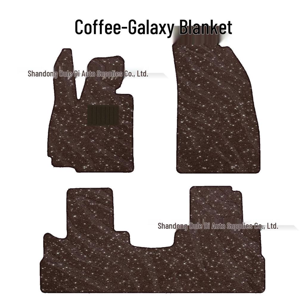 Compatible Xingtu Yaoguang C-DM Floor Mats: Original Car Carpet, Flat Carpet, Elbow Gauze, Star River Design.