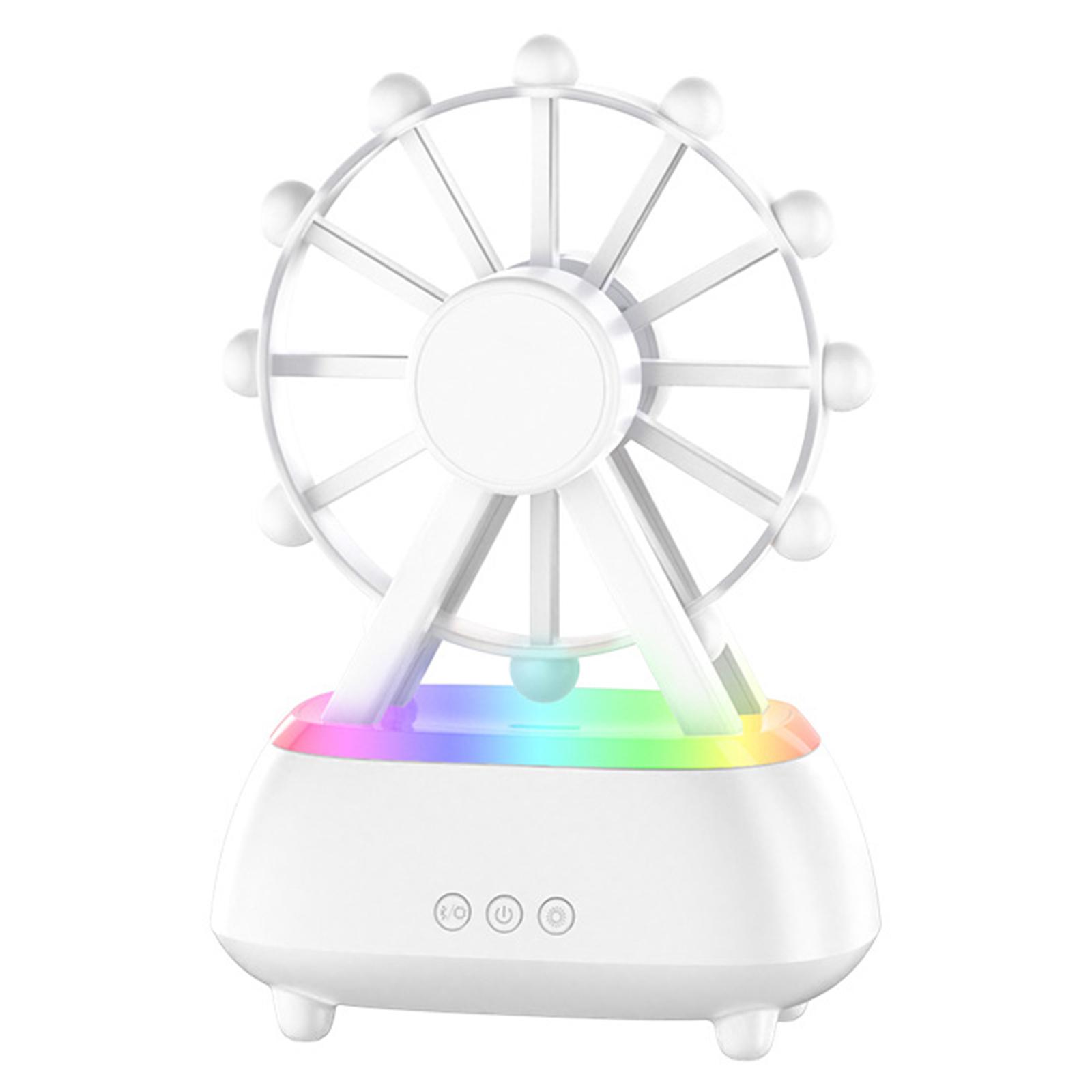 

Ferris Wheel Essential Oil Diffuser 7 Colors Lights Cool Mist Humidifier Noiseless Operation Suitable for Room Office and Gym