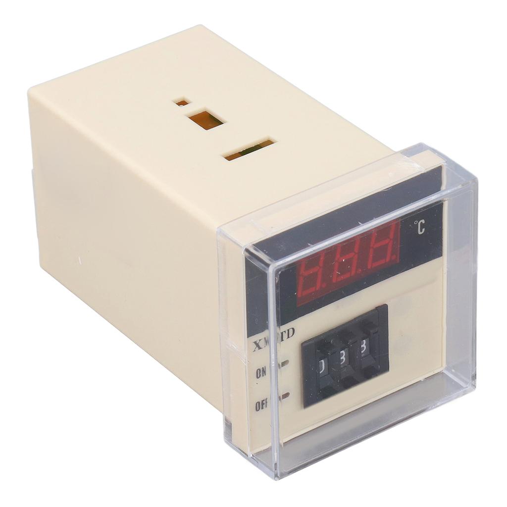 AC 220V E Type Adjustable Temperature Controller LCD Digital Thermostat 0?399 Celsius  XMTD?2001