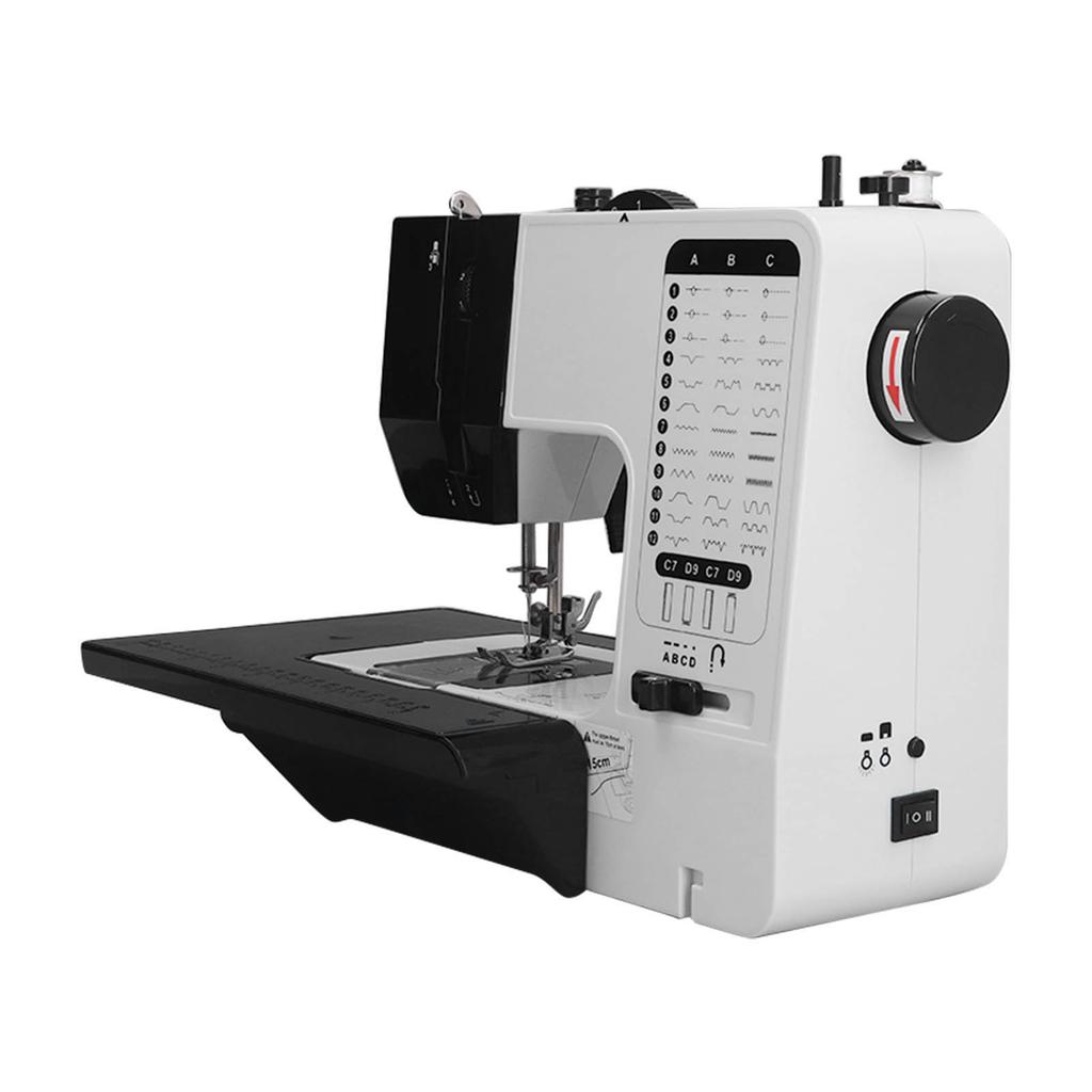 38 Stitch Multifunctional Electric Sewing Machine Mini Portable Zigzag Sewing Tool for Home Use EU