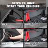 5000A Heavy Duty Jump Starter for Truck SUV Car, Air Compressor, QC3.0 Fast Charger, Booster Pack with LED Emergency Light.