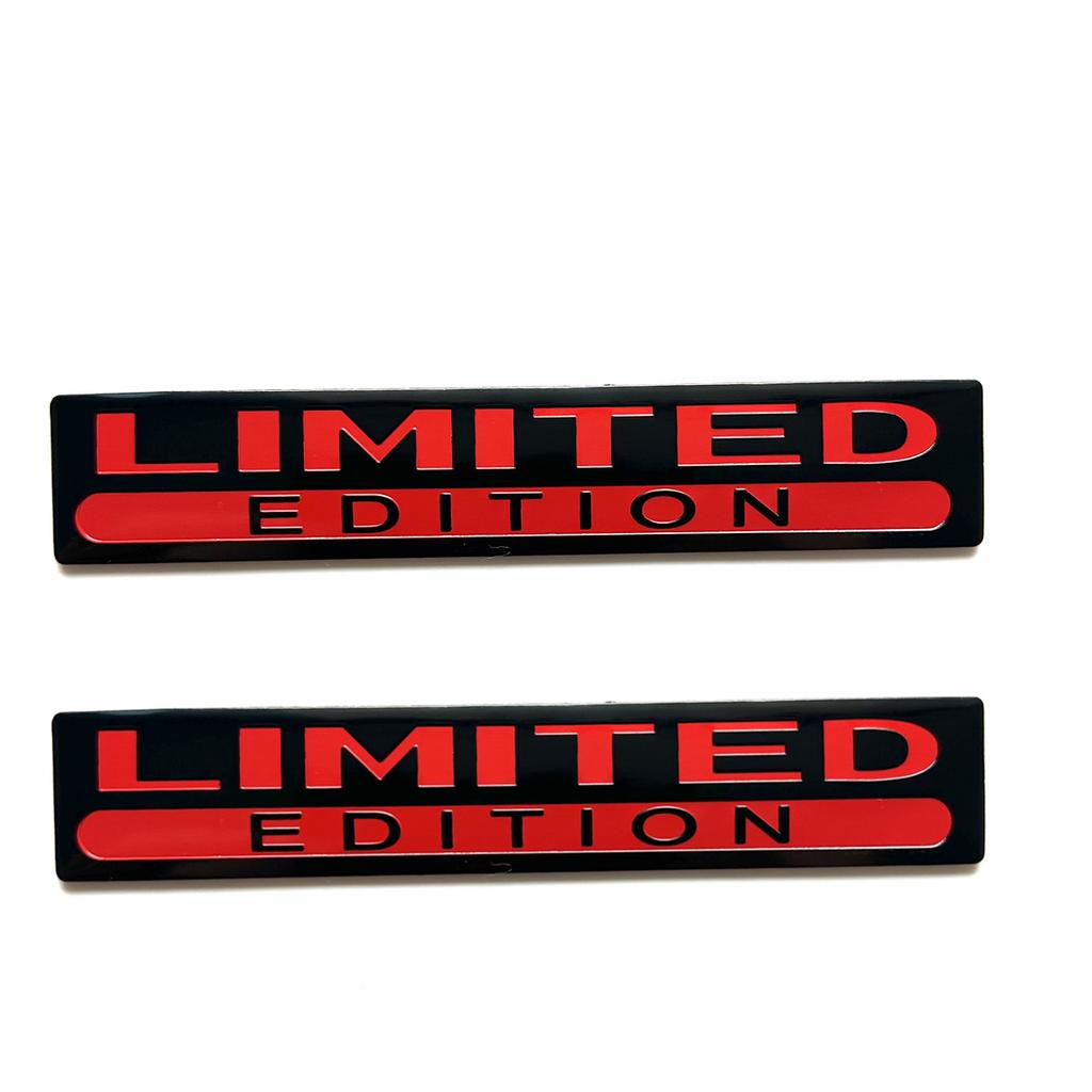 3d Aluminum Logo Limited Edition Emblem Sticker Car Motorcycle Decal Interior Exterior Decor Badge Auto Styling Accessories