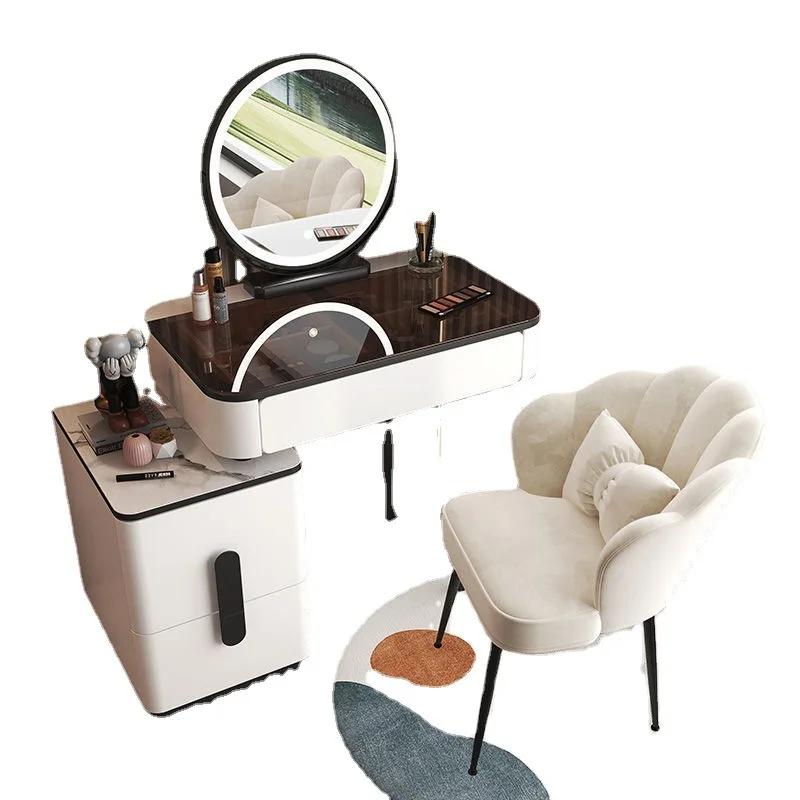Mirrors Makeup Dressing Table Drawer Lighting Led Living Room Dressing Table Bedroom Household Home Furniture