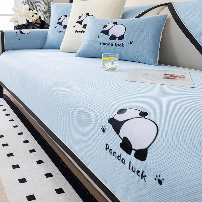 Summer New Sofa Cushion Seat Cushion One Piece Universal Simple New  Combination Sofa Cover Summer Cool Cushion