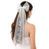 Pearl Bridal Veil Bow Bride Head Gauze Temperament Marry Veil  Bride Accessories