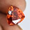 Natural Orange Sapphire Loose Gemstone Trillion Cut 5.30 Ct September Birthstone for Gem Collections