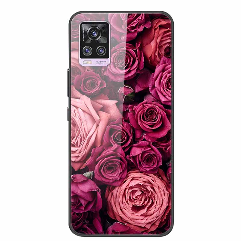 6.44" Tempered Glass Case For Vivo V20 Pro Case V 20 Pro Soft Bumper Hard Back Cover For Vivo V20 Pro 2020 Phone Case Coque Para