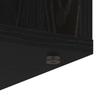 Black Oak Effect Sideboard with Drawers 60 x 33.5 x 84 cm