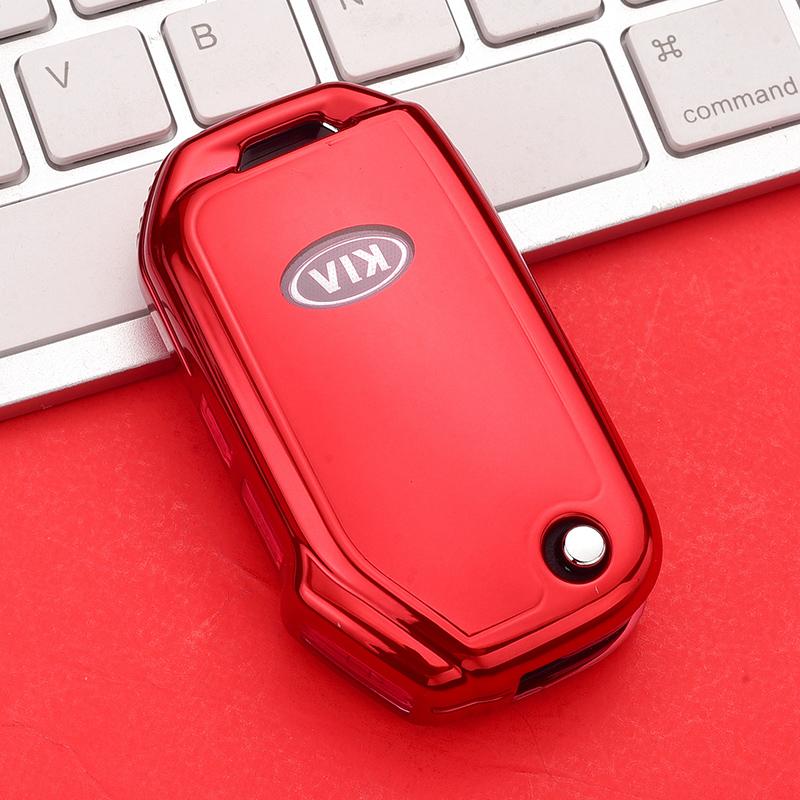 AABFQ1 Soft TPU Car Remote Key Case Cover Protective Shell Fob For KIA Sportage R GT Stinger GT Sorento Ceed CD Cerato Forte 2018 2019